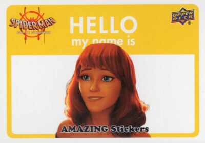 Spider-Man Into The Spider-Verse Amazing Sticker Karte AS-15