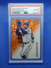 2022 Topps Pristine BYRON BUXTON PSA 10 Orange Refractor card #/25 MINNESOTA