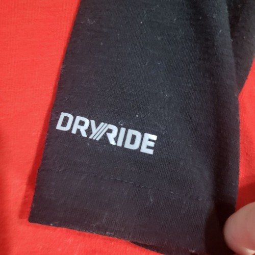 BURTON Boys SZ M Dryride Technical Long Sleeve T shirt Red Skiing Athleisure - Picture 3 of 10