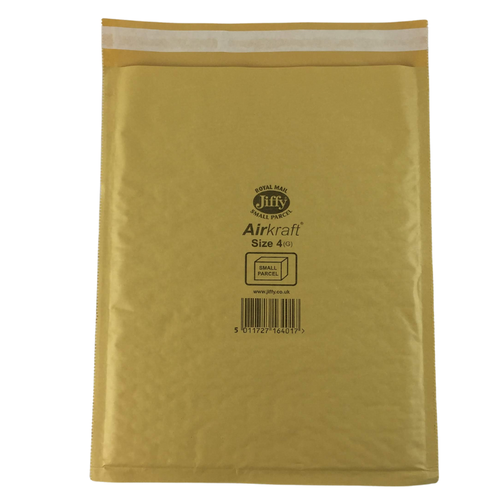 JIFFY GOLD BUBBLE ENVELOPES PADDED MAILING BAGS FOR ROYAL MAIL POST (AIRKRAFT) - Picture 14 of 18