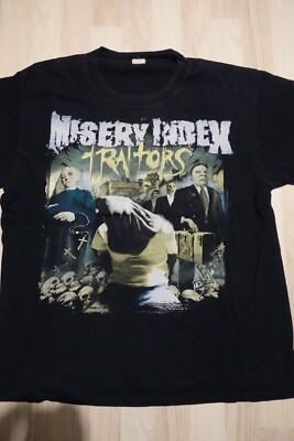 Misery Index - Traitors - Shirt Gr. L, Death Metal, Dying Fetus, Suffocation