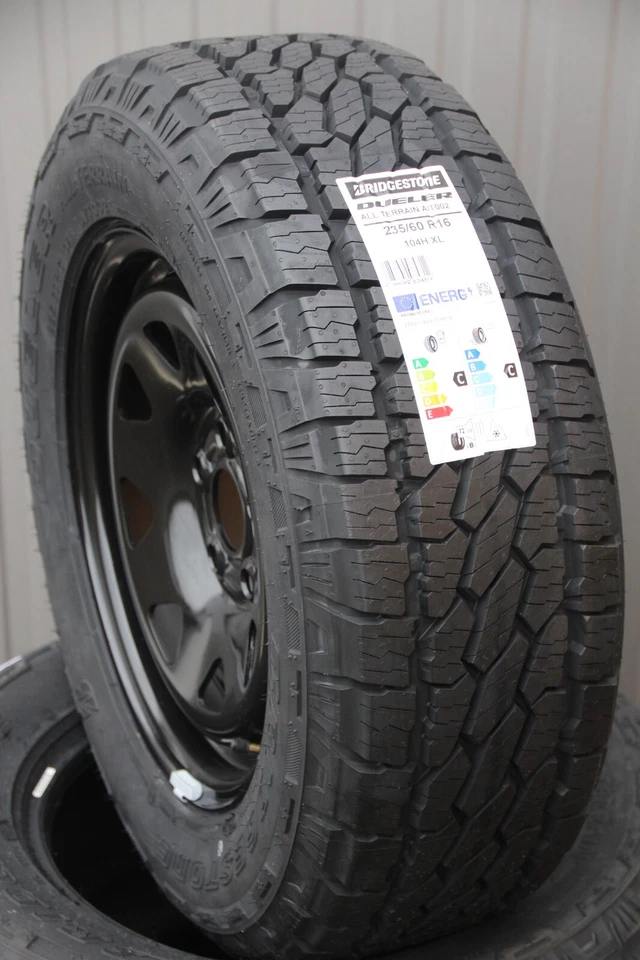 VW Bus T5 T6 Caravelle Räder Stahlfelgen Dotz Bridgestone All Terrain Reifen - Bild 2 von 4