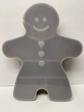 VTG Gingerbread Man Plastic Divided Cookie Candy Cake Food Storage Container BBB