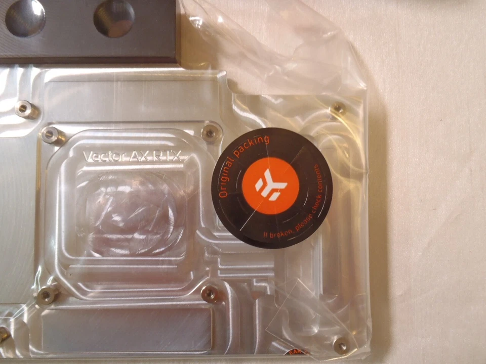 EK-Pro FC Vector AX RE RTX 2060/2080 TI Turbo Aluminum GPU G 1/4 WaterBlock EKWB - Image 4 of 4