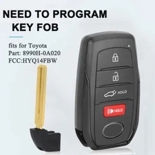 Keyless For 2022-2024 Toyota Corolla Cross Smart Key Fob HYQ14FBW  8990H-0A020