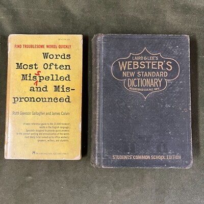 Antique Laird & Lee s Websters New Standard Dictionary 1918 + Often Misspelled