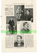 George Alexander, Actor, At Different Times, Book Illustration (Print), 1893