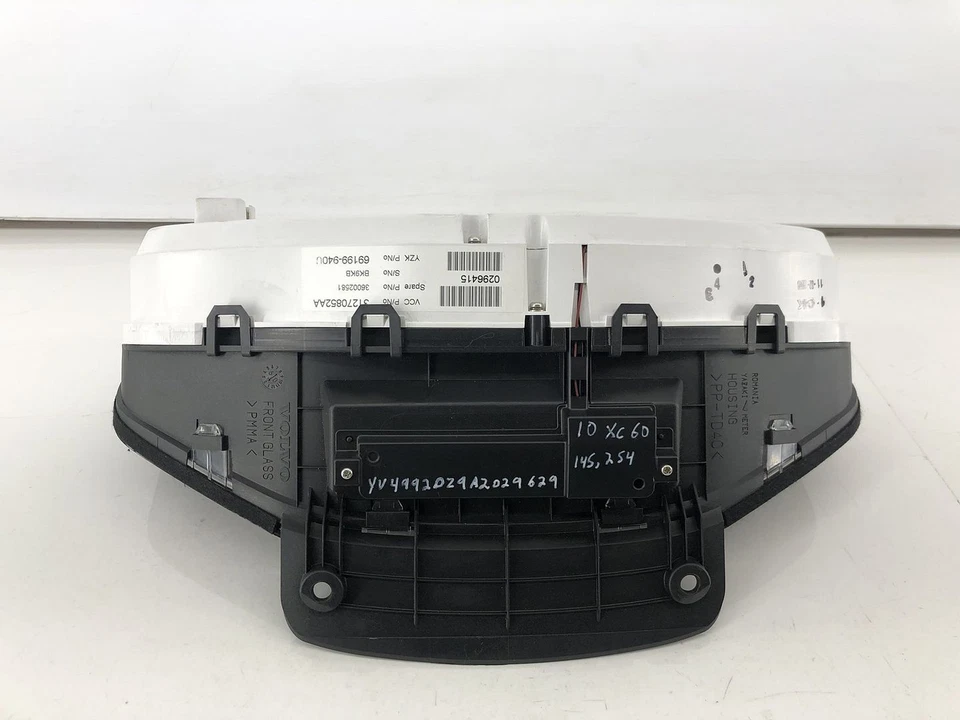 2010 VOLVO XC60 T6 3.0L FRONT LEFT DASHBOARD INSTRUMENT CLUSTER SPEEDOMETR OEM - Изображение 4 из 4