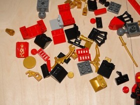 LEGO Ninjago Kai's Fire Mech Incomplete #70500 Parts Pieces Partial Mini Figures