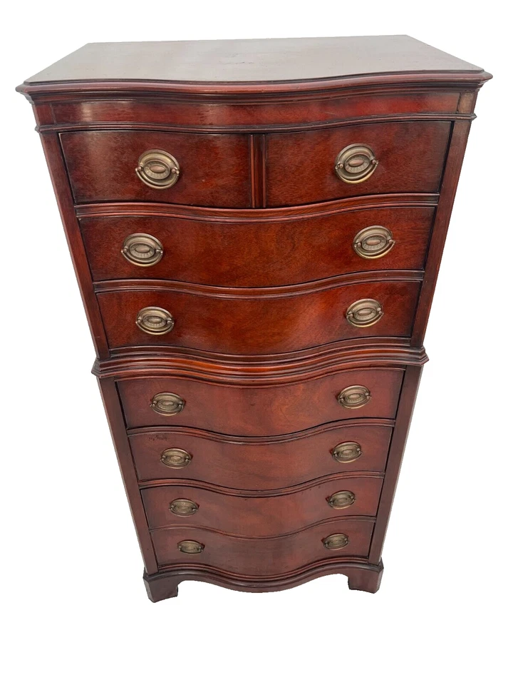 Винтажный Drexel Travis суда белье комод груди семь ящиков Hepplewhite - Изображение 4 из 4