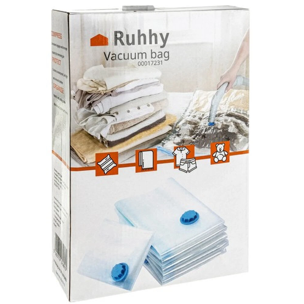 Accmuzzy Set di 12 Sacchetti Plastica Trasparente Extra Grandi
