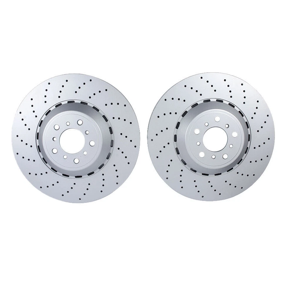 Rotores perforados de freno de disco delantero de 400 mm para BMW M5 M6 2013-2018 Foto 2 de 4