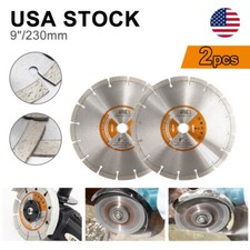 Diamond Saw Blade 2pcs 9 inch Cutting Disc Concrete Marble Granite Grinder Wheel