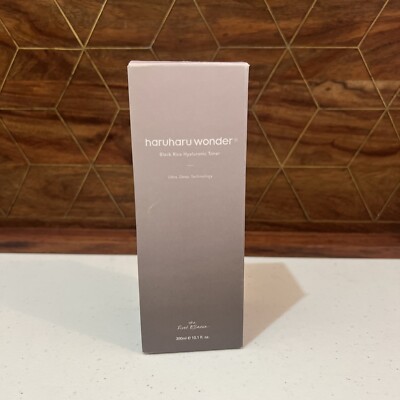 Haruharu Wonder Black Rice Hyaluronic Toner 300ml 10.1oz NIB Sealed