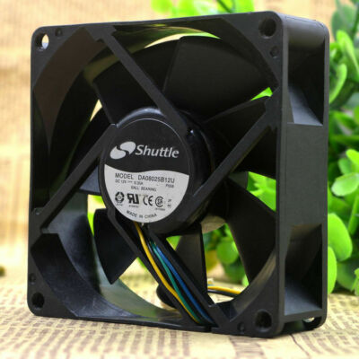 Shuttle 8CM 8025 12V 0.35A DA08025B12U PWM  cooling fan   #LRR