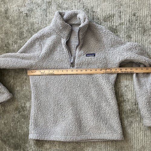 Patagonia Los Gatos 1/4 Zip Fleece Pullover Women's Size Medium Gray 25235 M - Picture 7 of 10