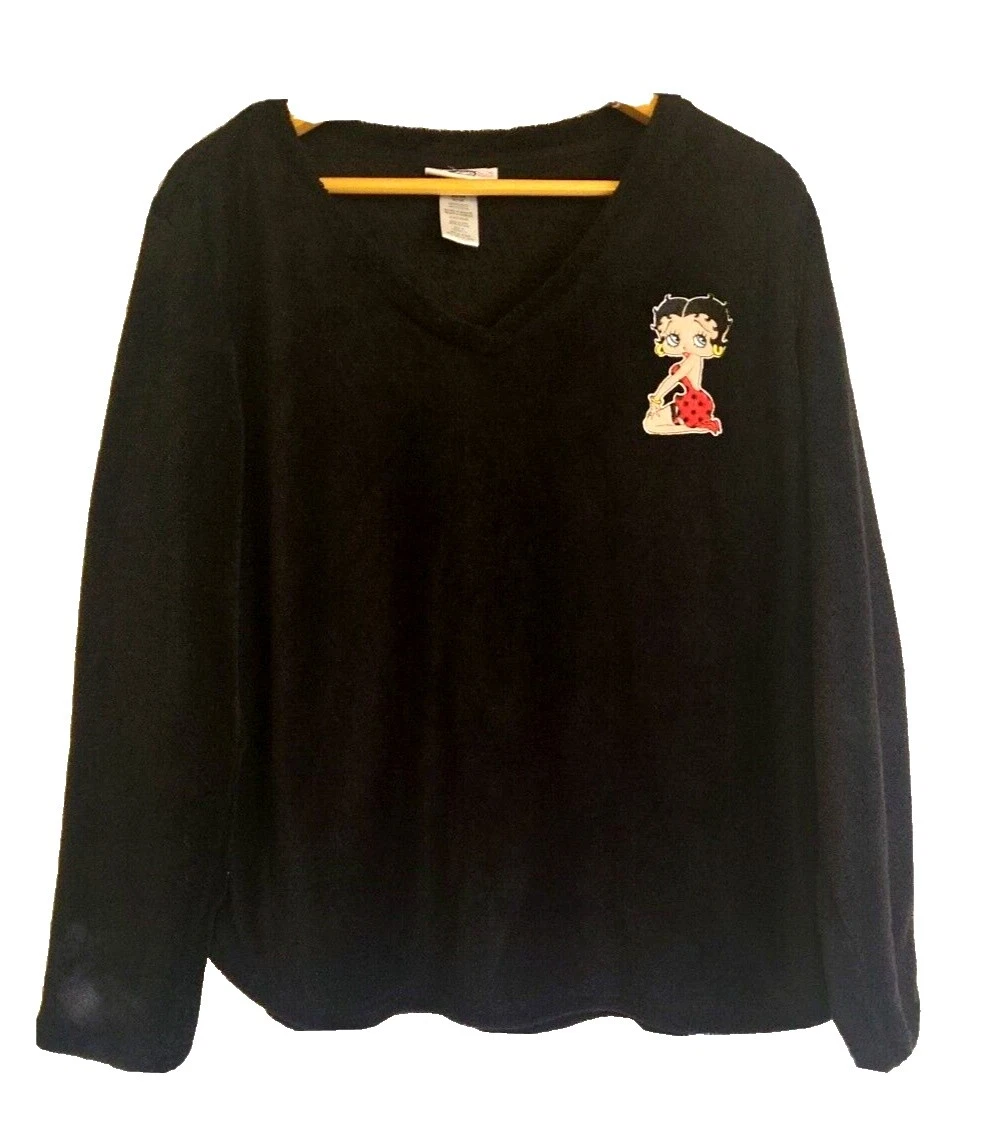 Betty Boop Polyester Black Intimates & Sleep for Women