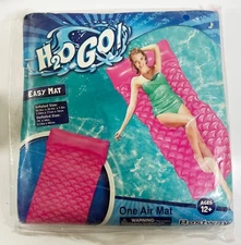 Bestway H2O GO! Easy Air Mat Pink Swimming Pool Float 62.6" X 30.3" (BRAND NEW)