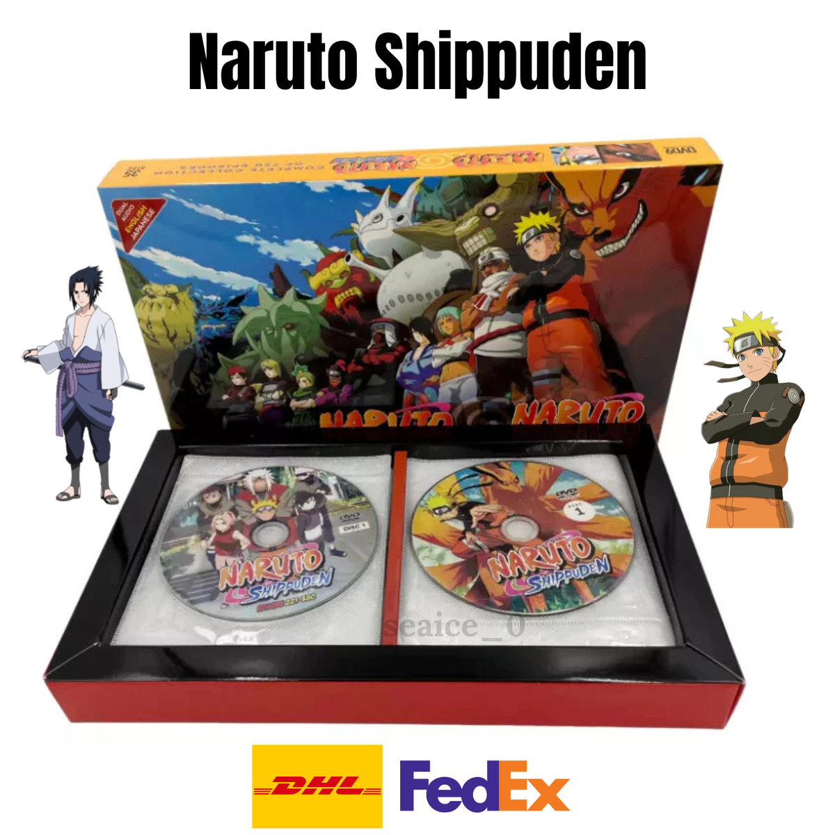 Naruto Shippuden Complete Series Box Set (Ep 1–720) | English