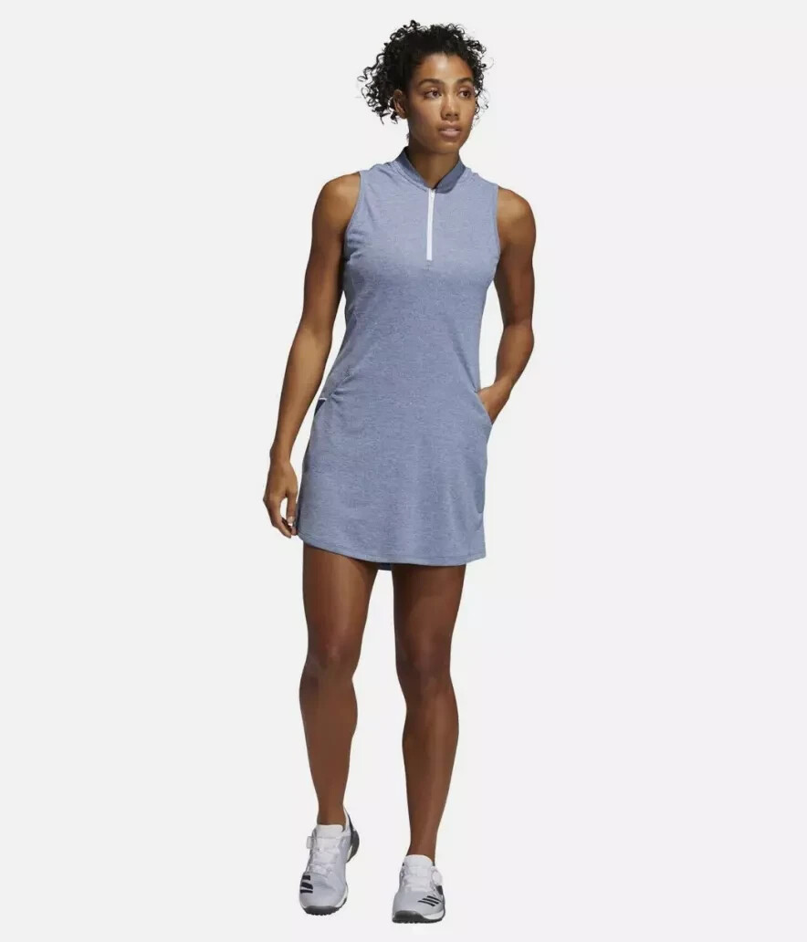 Adidas Damen Primegreen Sportkleid, Stretch, hellblau, NEU, UVP 100£