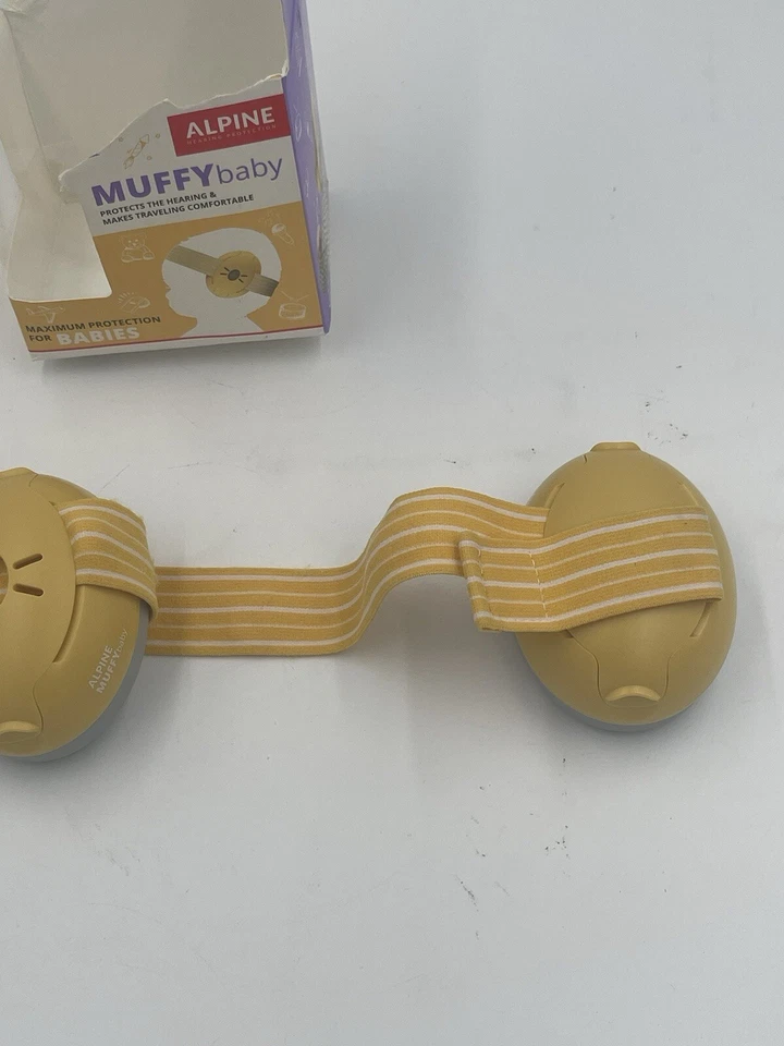 Alpine Muffy Protector de Oído para Bebés y Niños Pequeños hasta 36 Meses-Amarillo Foto 3 de 4