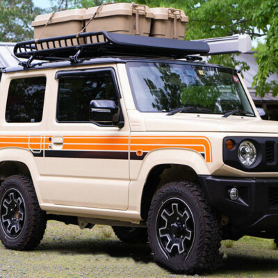 2 Bandes Adhésives Graphiques Pour Portes Suzuki Jimny – Déco Style Racing (Italie)