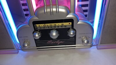 Cicena FM/AM ステレオ ネオン ラジオ ジュークボックス MARILYN NEON RADIO BY CICENA JUKEBOX 1988 AM FM DECO STYLE ADAPTOR