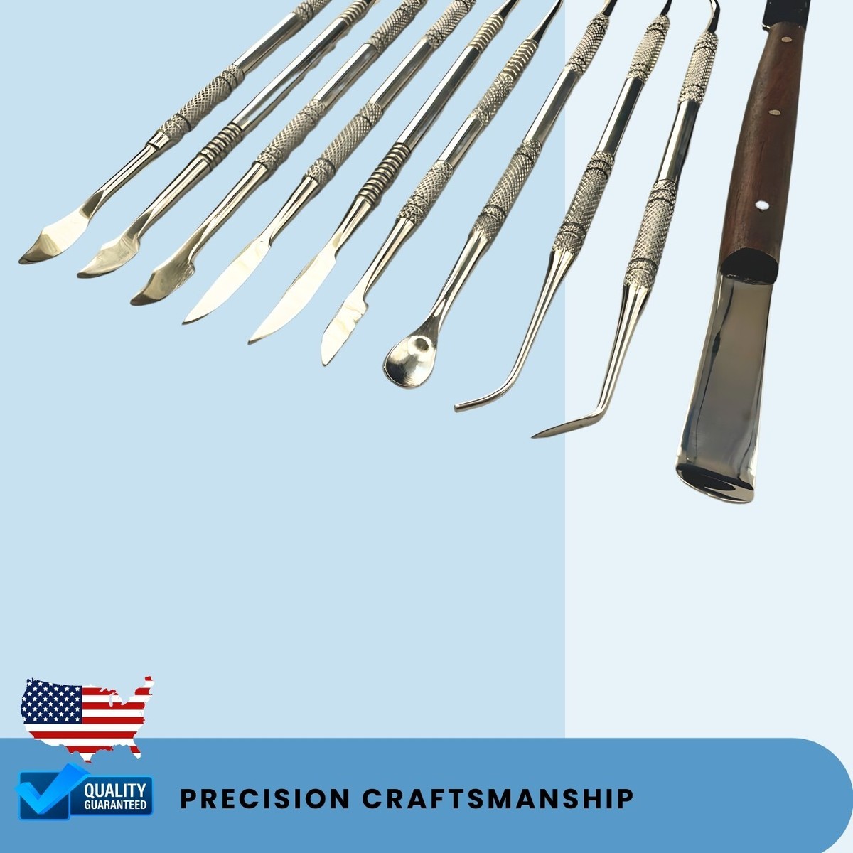 5 stuks waxcarving set pottengereedschap set roestvrij staal waxsnijders sculptuur gereedschappen voor doe-het-zelf handwerk kunst