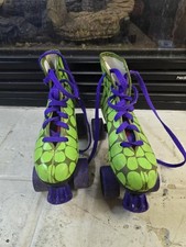 Vintage 1990 TMNT Teenage Mutant Ninja Turtles Children Size 2 ROLLER SKATES