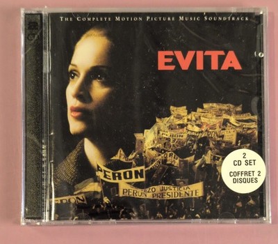 Evita: The Complete Motion Picture Music Soundtrack (2-CD Set, 1996) Sealed