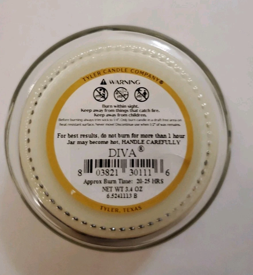 Tyler Candle Company - Diva - 3.4oz jar candle - Image 3 of 4