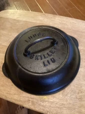 Estate find Vintage Lodge No. 7 Skillet Lid Cast Iron Raised Lettering 