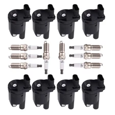 8x Ignition Coil & Spark Plug Set for 2014-2019 Chevrolet Corvette V8 6.2L UF742