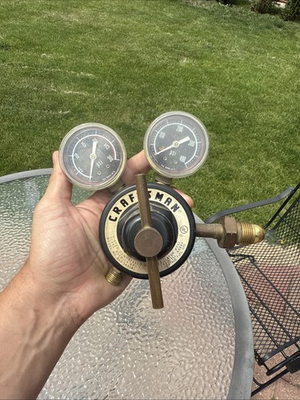 #ad Craftsman Gas Regulator 650L 2stage Oxygen Model 313.543080 Made In USA $24.99