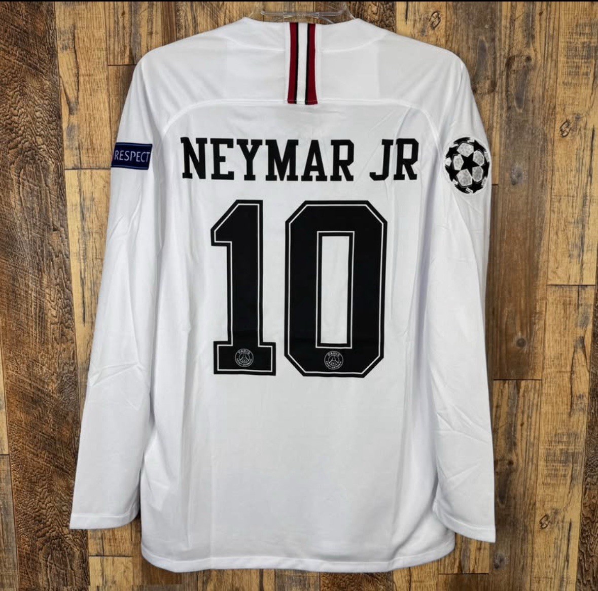 Paris Saint-Germain 2018-19 Away Long Sleeve Soccer Jersey NEYMAR