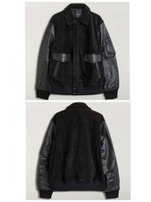 Y-3 MERCEDES - AMG PETRONAS FORMULA 1 TEAM LEATHER RACING JKT KR2385 : BLACK