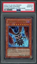 2010 Yu-Gi-Oh ULTRA RARE Prize Card Darklord Superbia YCSW-EN002 PSA 10 GEM MINT