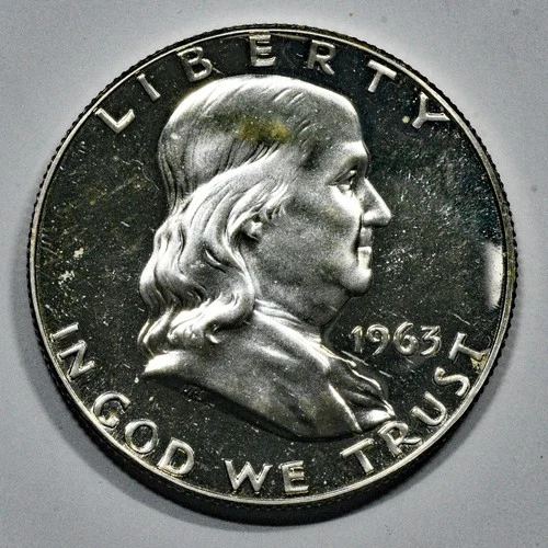 1963-P Franklin Half Dollar Proof