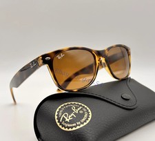 RAY-BAN NEW WAYFARER RB2132 SUNGLASSES BROWN B-15 LENS HAVANA FRAME 55MM MEN