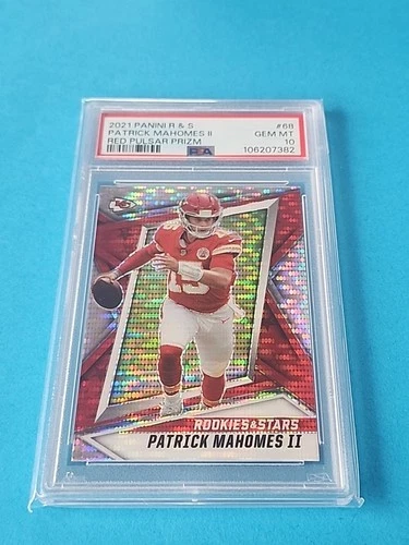 2021 Panini Rookies & Stars #68 ~ PULSAR PRIZM ~ Patrick Mahomes II ~ PSA 10 GEM
