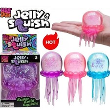 NeeDoh Jellyfish Jelly Squish Stress Toy Fidget Sensory Squeeze Squishy Toy UK