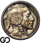 1913 Buffalo Nickel Type 1, Frosty Near Gem BU++