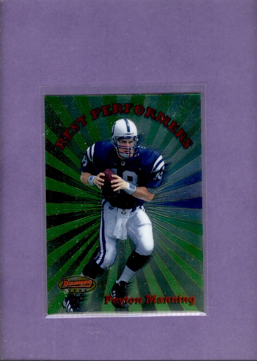 1998 Bowman's Best Performers #BP1 Peyton Manning MINT ID:81110
