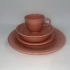 Fiesta Rose 5 Piece Place Setting~Fiestaware Homer Laughlin Made in the USA