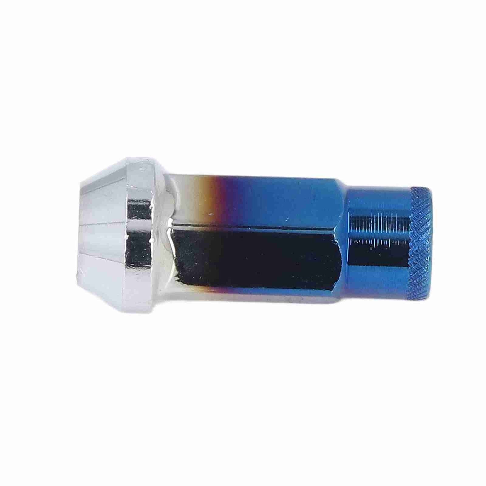 Bluing 20pcs M12x1.25 Metal Wheel Lug Nuts Car Accessories For