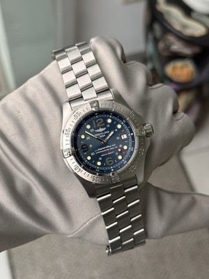 Breitling Superocean Steelfish A17390 | Blue Texture Dial / 44mm / Watch Only