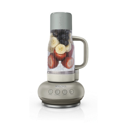 Ninja DB351EUST BlendBoss To-Go-Becher-Mixer - Stone Smoothiemaker 1100 W