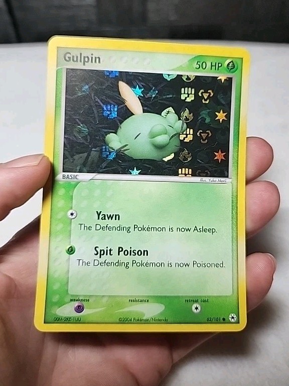 Gulpin 62/101 Reverse Holo EX Hidden Legends 2004 Pokémon Card NM