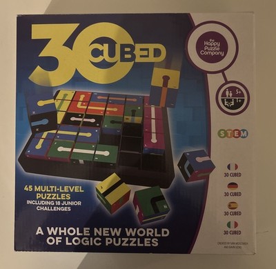 30 WÜRFEL BRETTSPIEL - THE HAPPY PUZZLE CO 2017 - KOMPLETT - STEM LOGIC GAME