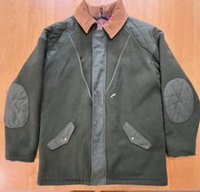 Vintage Woolrich Green Hunting Jacket Large USA Made Thermolite Liner